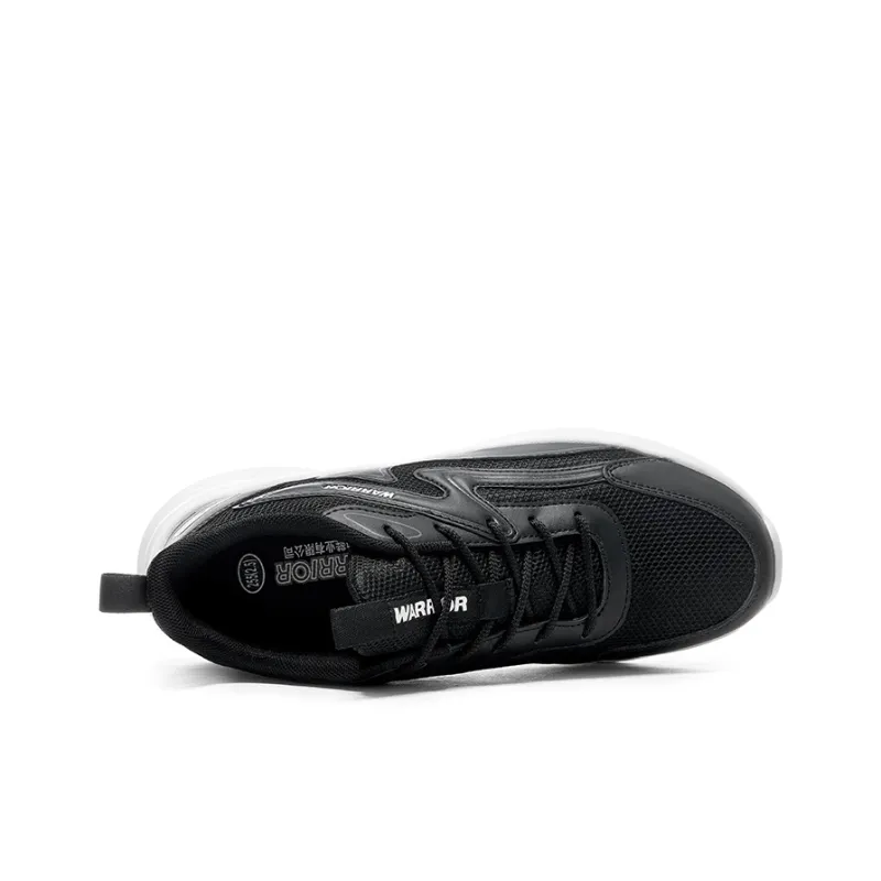 Warrior Wear-resistant Lightweight Breathable And Non-slip. Low-Top Running Shoes Men's Black-1
