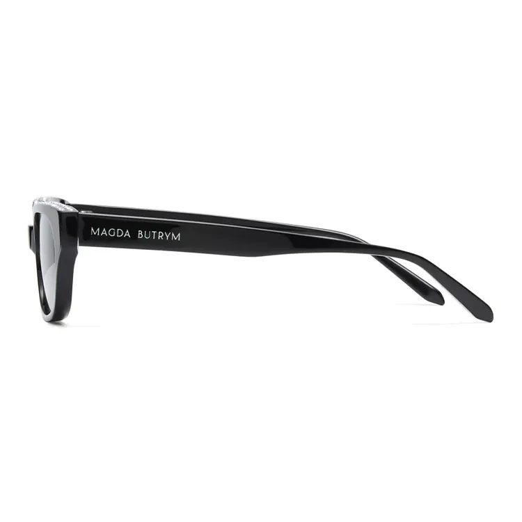 Linda Farrow Acetate Rectangular Sunglasses Women's Black-2