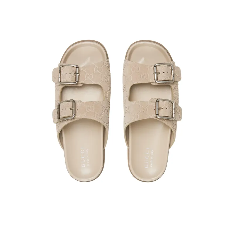 GUCCI Slide Slippers Men's Light Umber-3
