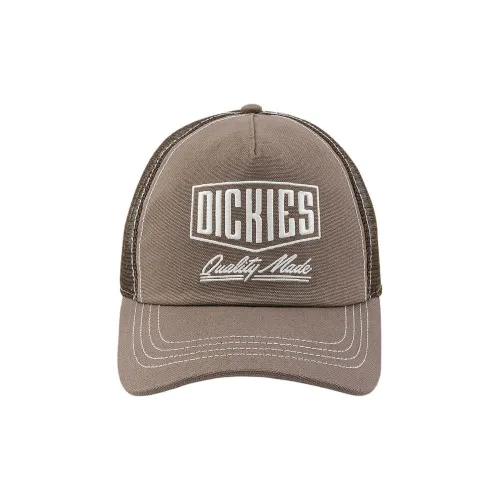 Dickies Cotton Polyester Baseball Caps Unisex Mushroom Brown