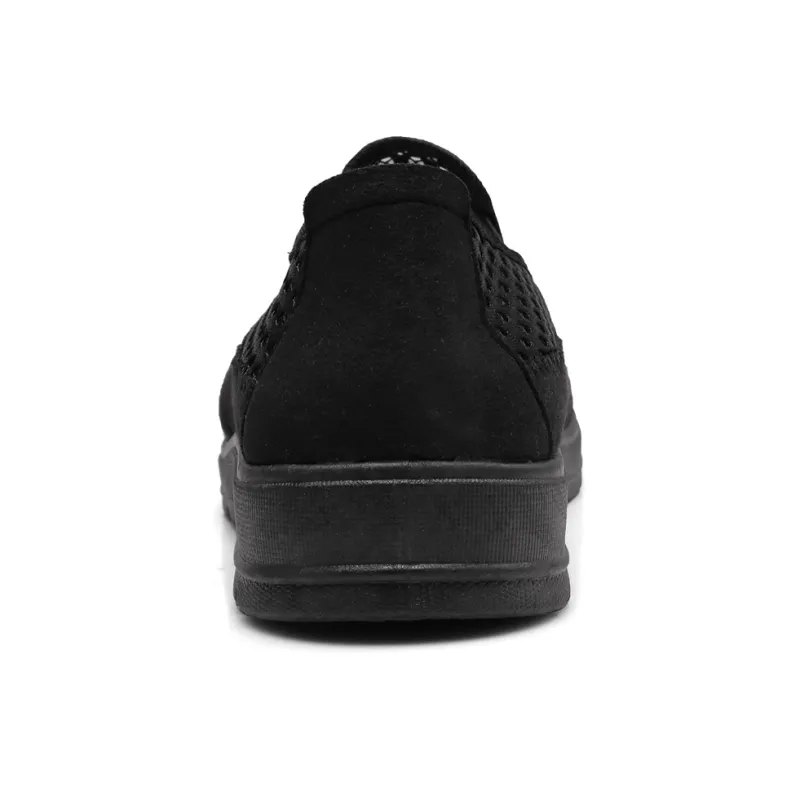 Strongman Casual Shoes Men Low Top Black/Gray-2