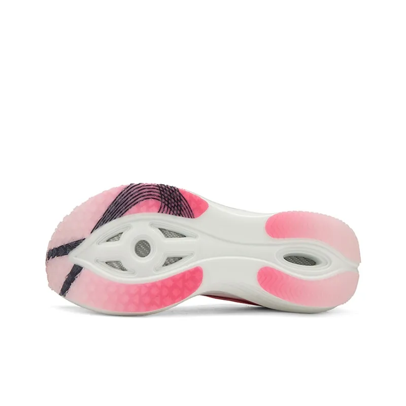Jianjie Cushioning Lightweight Rebound Low Top Marathon Training Long Distance Running Sprint Running Shoes Unisex Pink-4