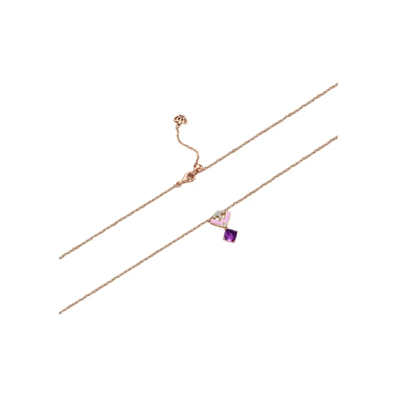 TIANWANG Crystal S925 Silver Enamel Necklaces Women's-2