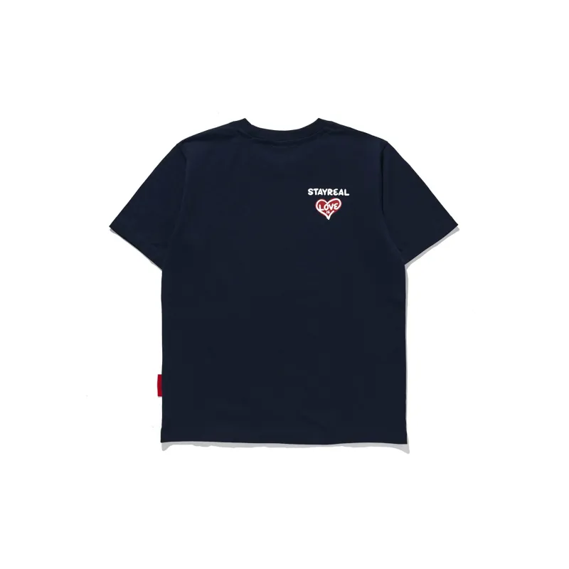 STAYREAL Crew Neck Short-Sleeved T-Shirts Unisex-3