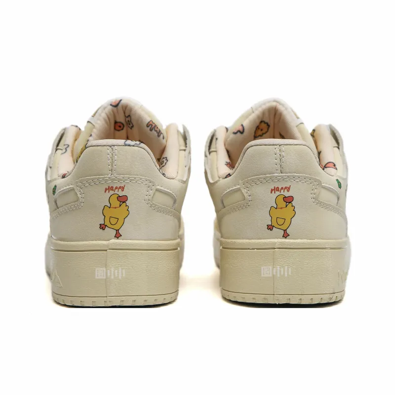 Circle Small Coverage Abrasion Resistant Lightweight Low Top Skateboard Shoes Women's-7