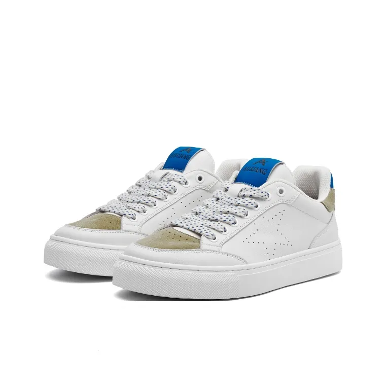 Oak Elephant Coverage Low-Top Skateboard Shoes Men's White-2