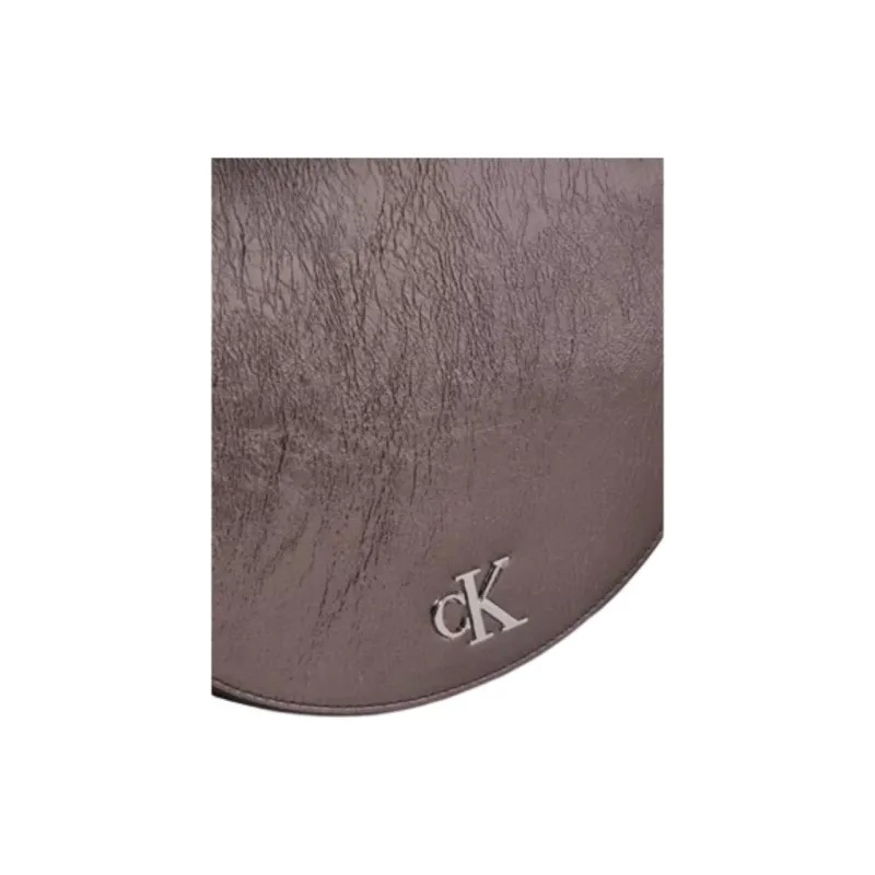 CALVIN KLEIN PU Saddle Bag Shoulder Bag Crossbody Bag Regular Women's Bronze-2