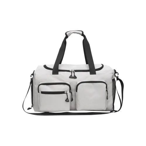 Duoluplo Doron Paul Nylon Travel Bag Unisex Gray/Black/Blue