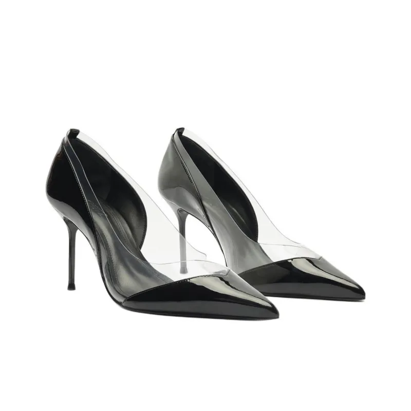 Schutz Andie Slim Heel High Heels 9cm Women's Black-2