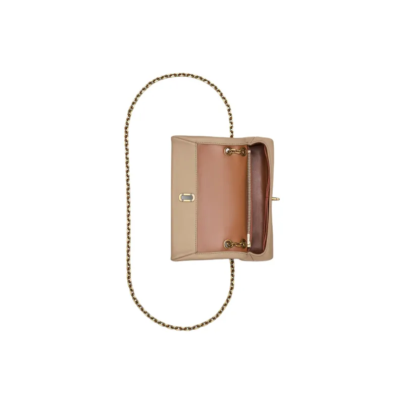 MARC JACOBS Leather Shoulder Bag Mini Women's Camel-2