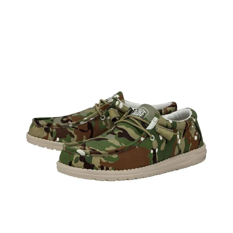 Hey Dude Wally Ripstop Multi Camo-1