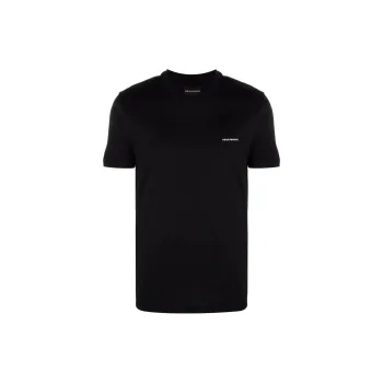 EMPORIO ARMANI Asv Lyocell Blend Jersey T shirt With Micro Logo Lettering