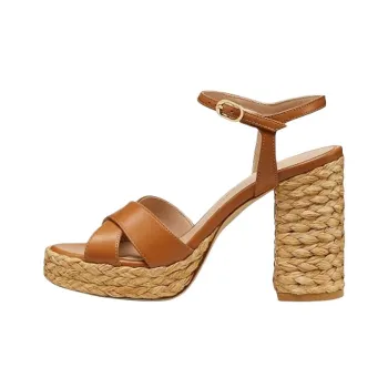 Stuart Weitzman/SW Dayna Strap Sandals 11cm Women's Brown