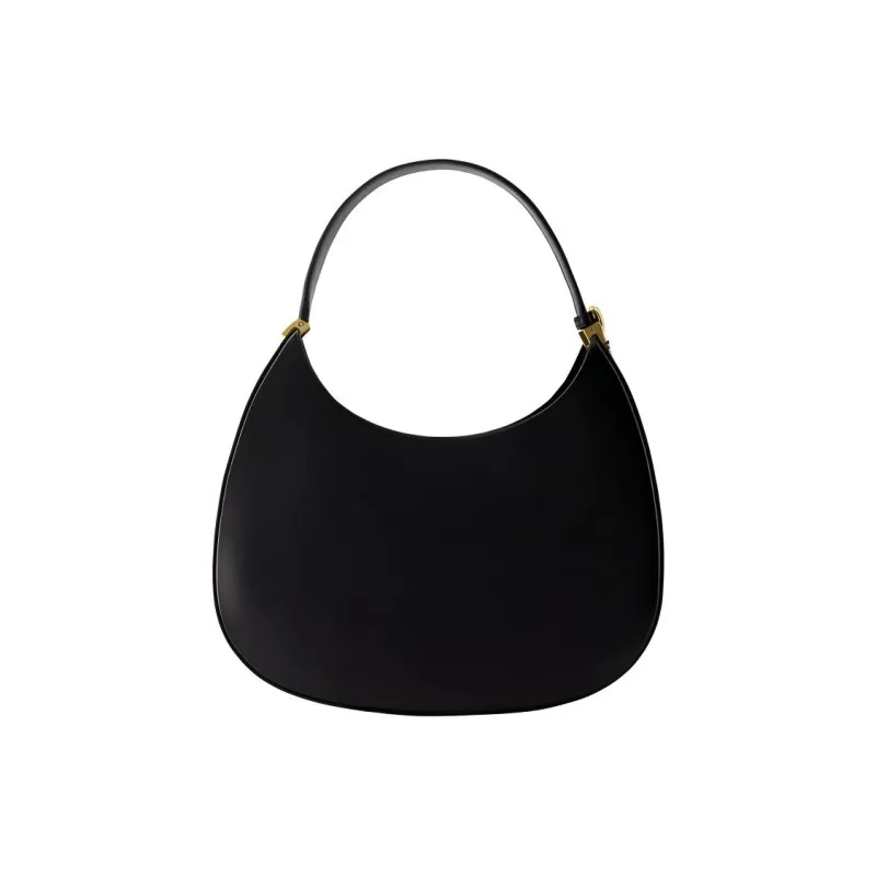 MAGDA BUTRYM Calfskin One Shoulder Handbag Women's Black-3