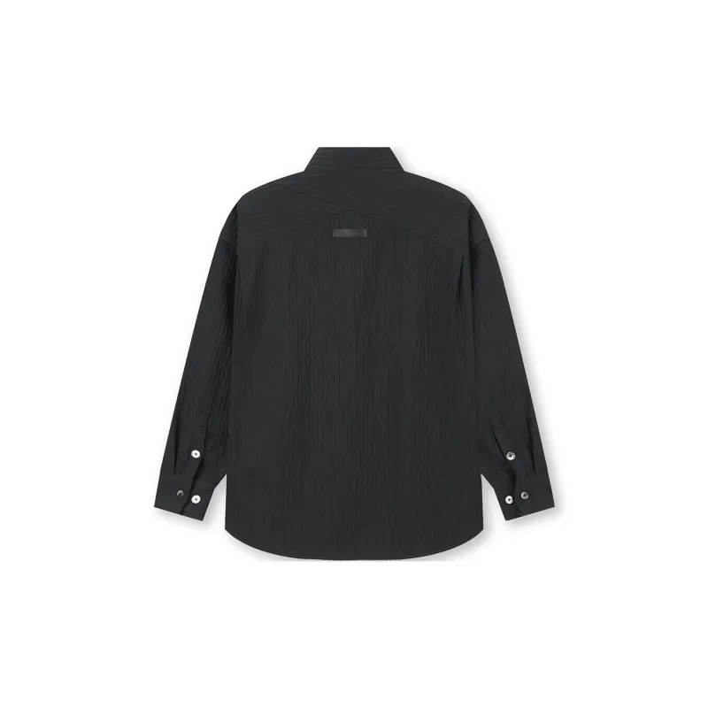 BONELESS Shirts Unisex Black-1