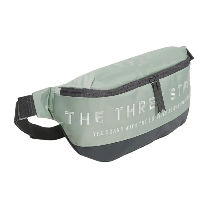 Adidas Recycled Polyester One Shoulder Crossbody Fanny Pack Unisex Green-1