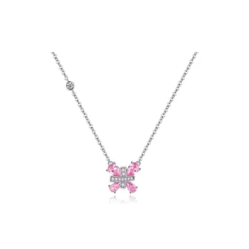 Brilliant Heart S925 Silver Necklaces Women's