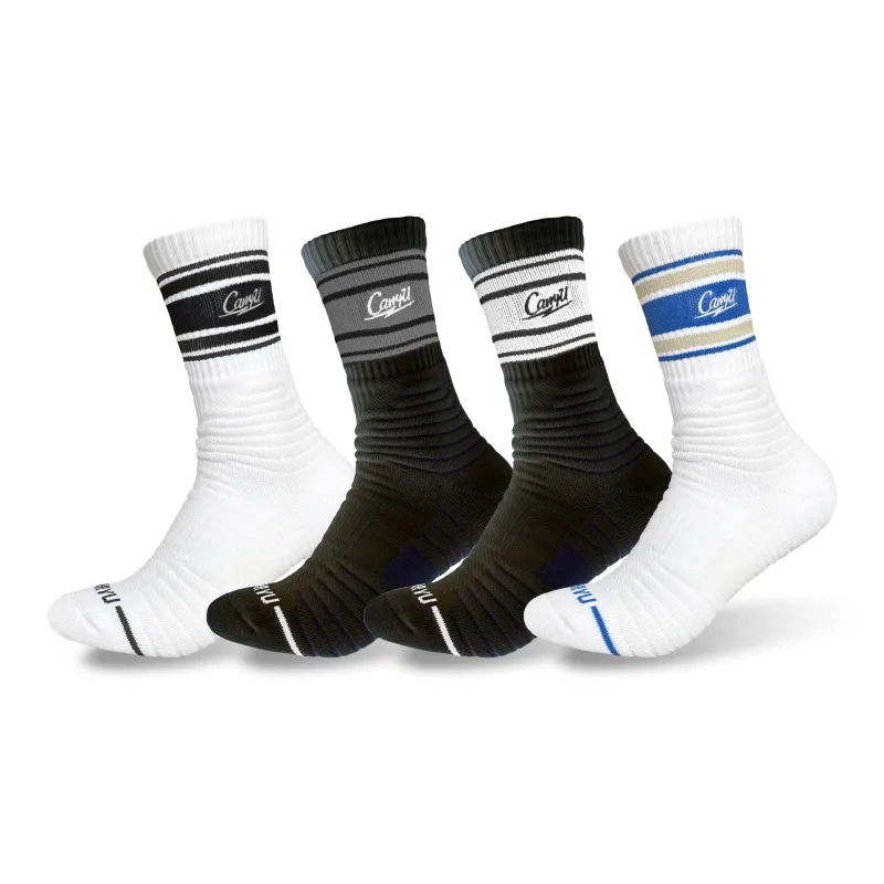 CARRYYOU Basketball Socks Unisex 4 Pack-5