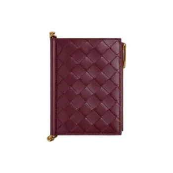 Bottega Veneta Solstice Calfskin Wallet Medium Size Women's Barolo Color