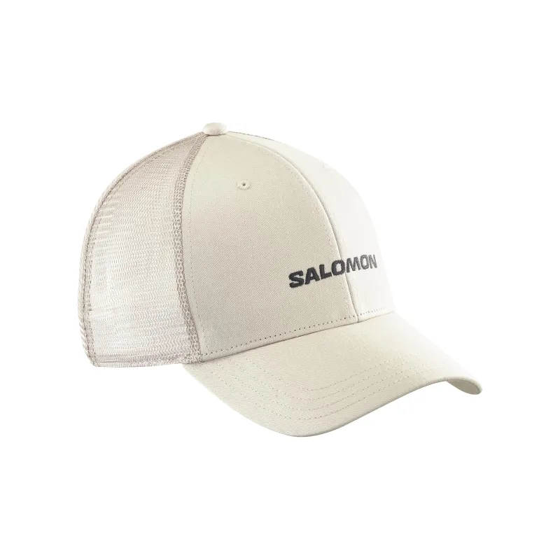 SALOMON Polyester Cotton Baseball Caps Men's White-0