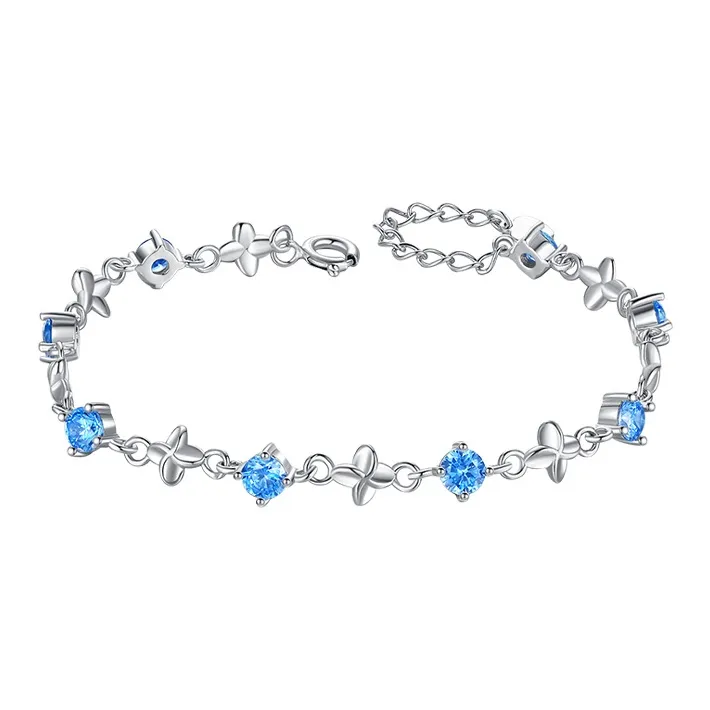 QIDUYINSHI 999 Fine Silver Bracelets Women's-5