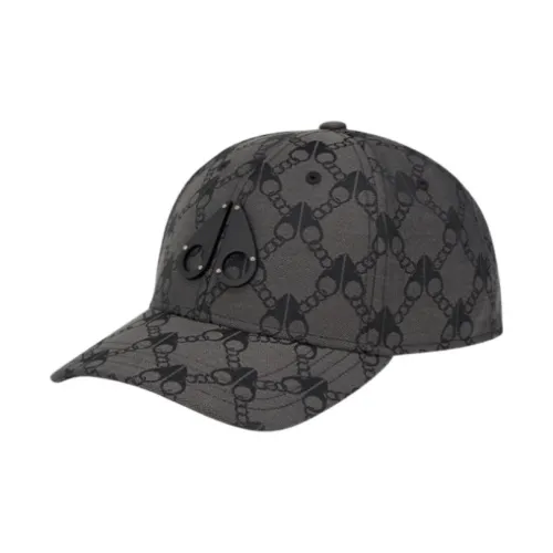 Moose Knuckles Polyester Baseball Caps Men's Gray