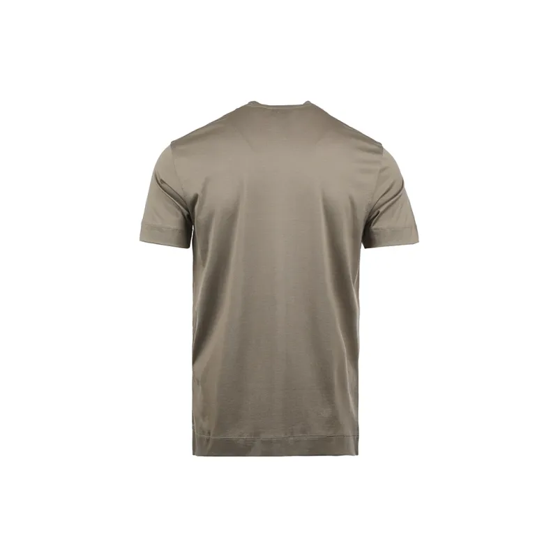 EMPORIO ARMANI SS25 T Shirt Men's Light Coffee-1
