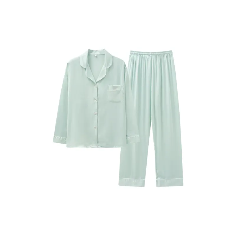 XIAFENYAN Pajama Set Women's Blue-10