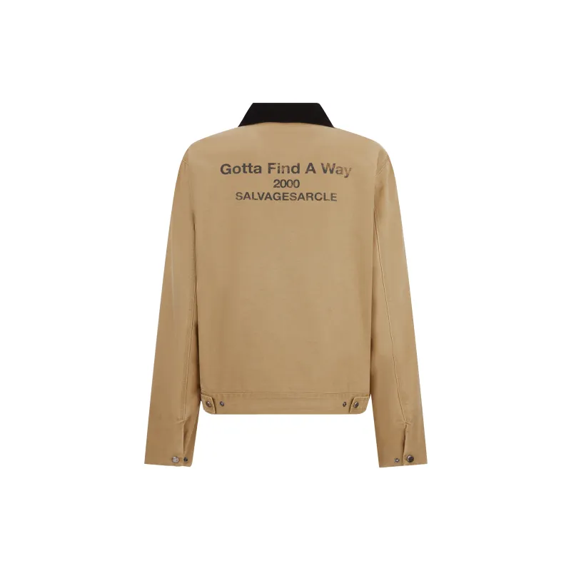 THE SALVAGES FASHION CLUB Jackets & Coats Unisex Khaki-1