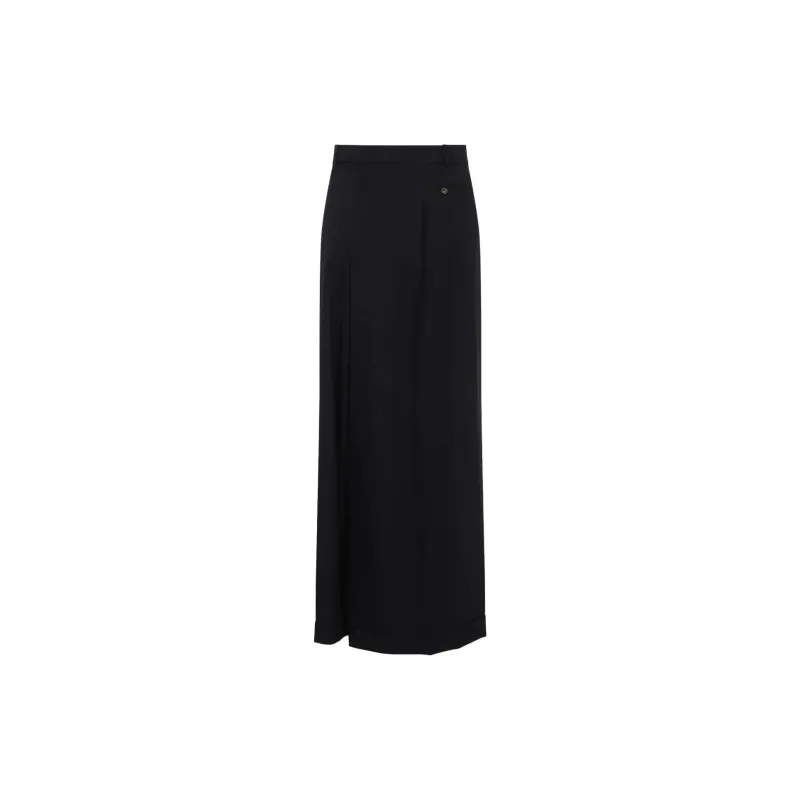 MOSCHINO Pleat Detailed Long Skirt-1