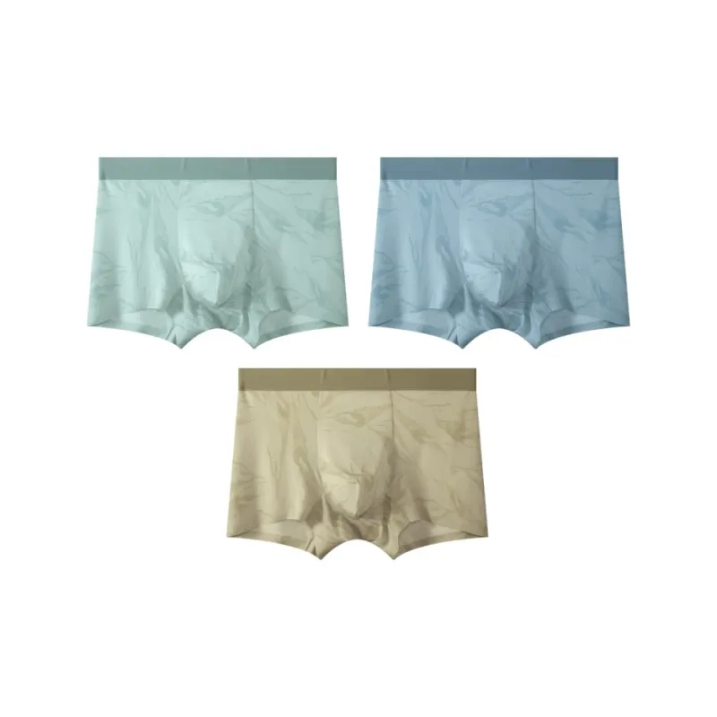 Qiao Ni Tong Underpants Men's 3 Pack-8