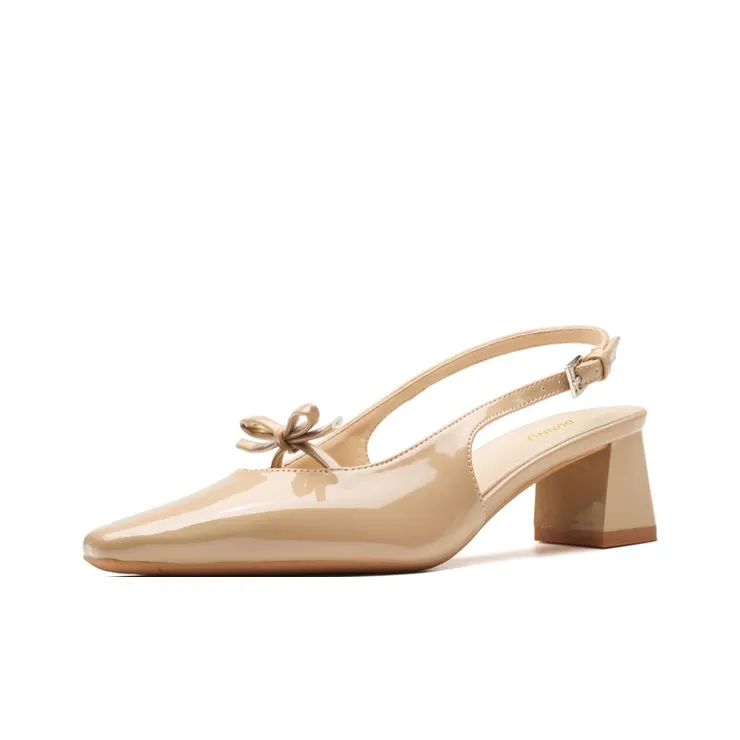 Dunnu Chunky Heel High Heels 5cm Women's-11