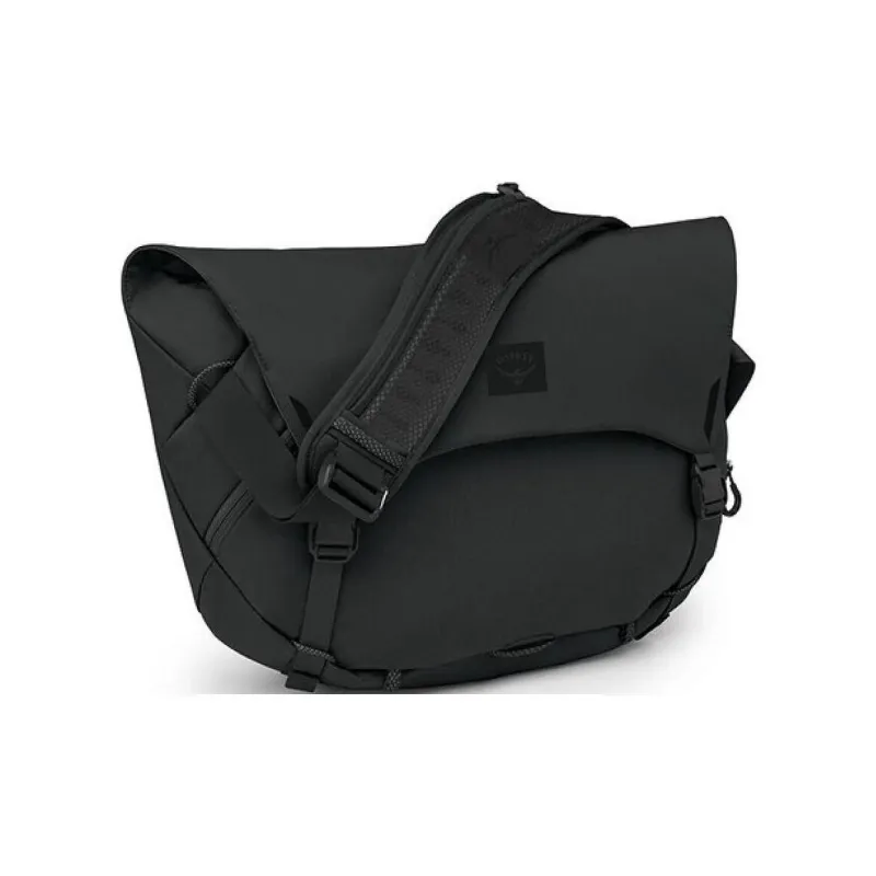OSPREY Nylon Crossbody Bag, Shoulder Bag Unisex Black-1