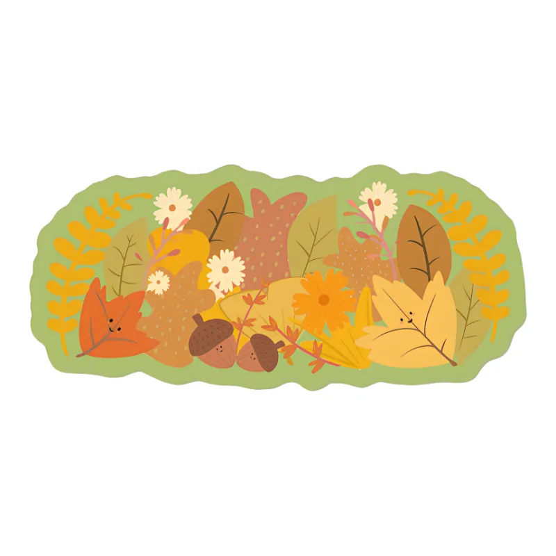 Beams Cartoon Irregular Shape Refreshing Plant Gaming Office Mouse Pad Niche Leaf Pinecone Mouse Pad-8