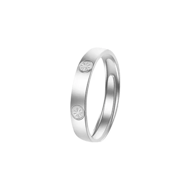 Welcome To The Treasure Alloy Rings Unisex-6