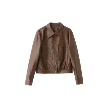 Yi Mengyuan Leather Jacket Women's