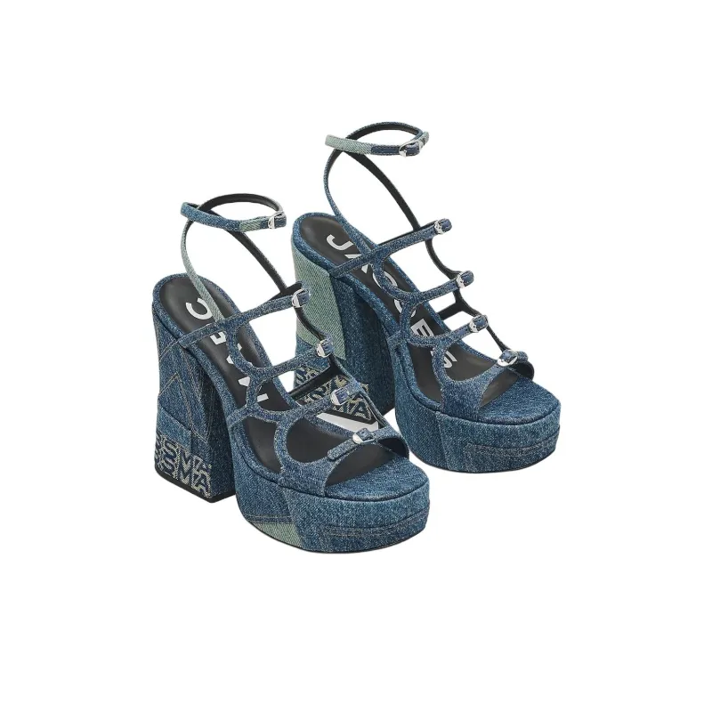 MARC JACOBS Kiki One Strap Sandals 12.5cm Women's Blue-2