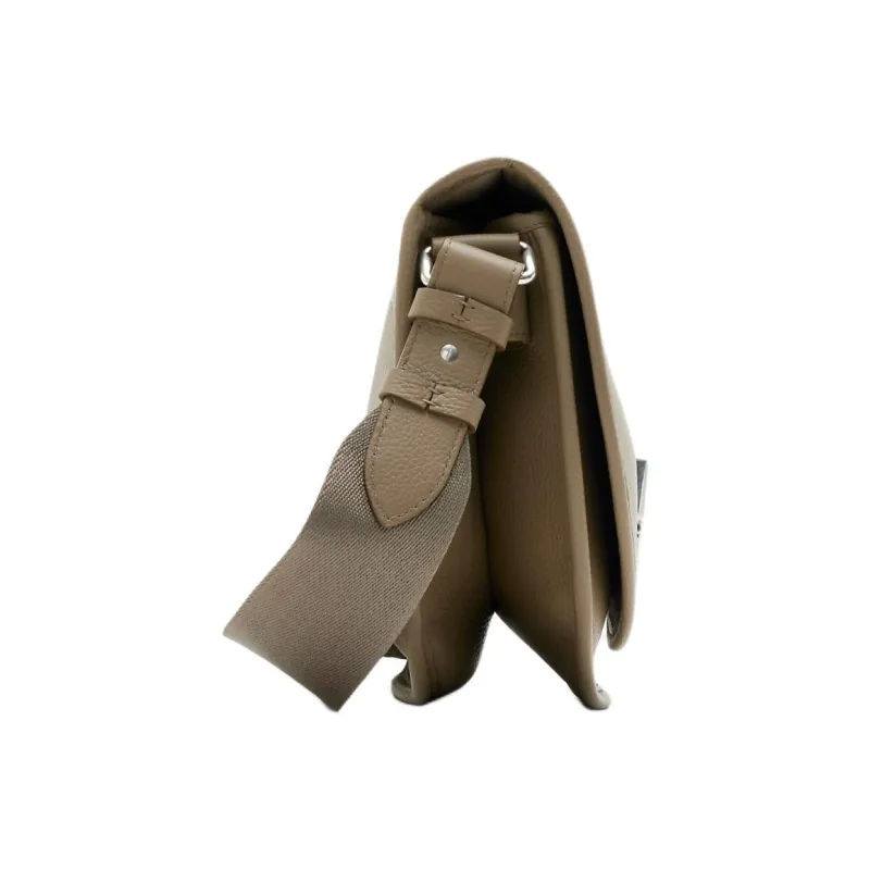 Burberry Rocking Horse Calfskin Crossbody Bag Shoulder Bag Small Size Men's Marsh Color-1