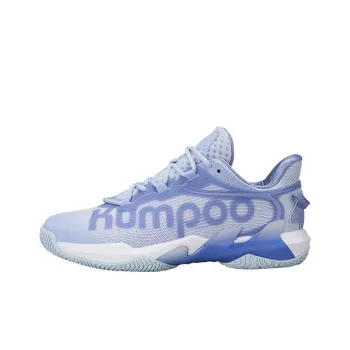KUMPOO Cushioning Breathable Support Low Top Badminton Shoes Unisex Blue