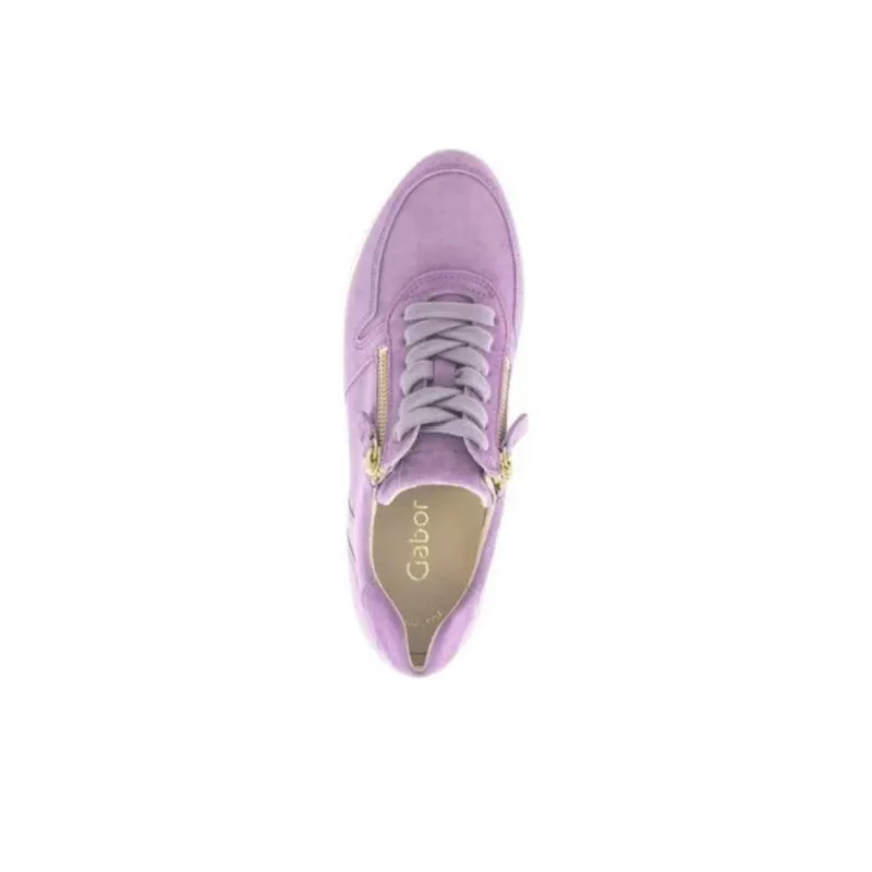 Gabor Fashion Low-Top Casual Shoes Women's Purple-3
