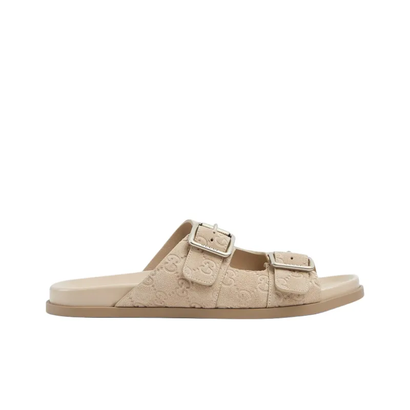 GUCCI Slide Slippers Men's Light Umber-1