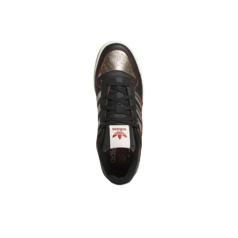 Adidas Forum Low Cl Black Cyber Metallic Off White-2