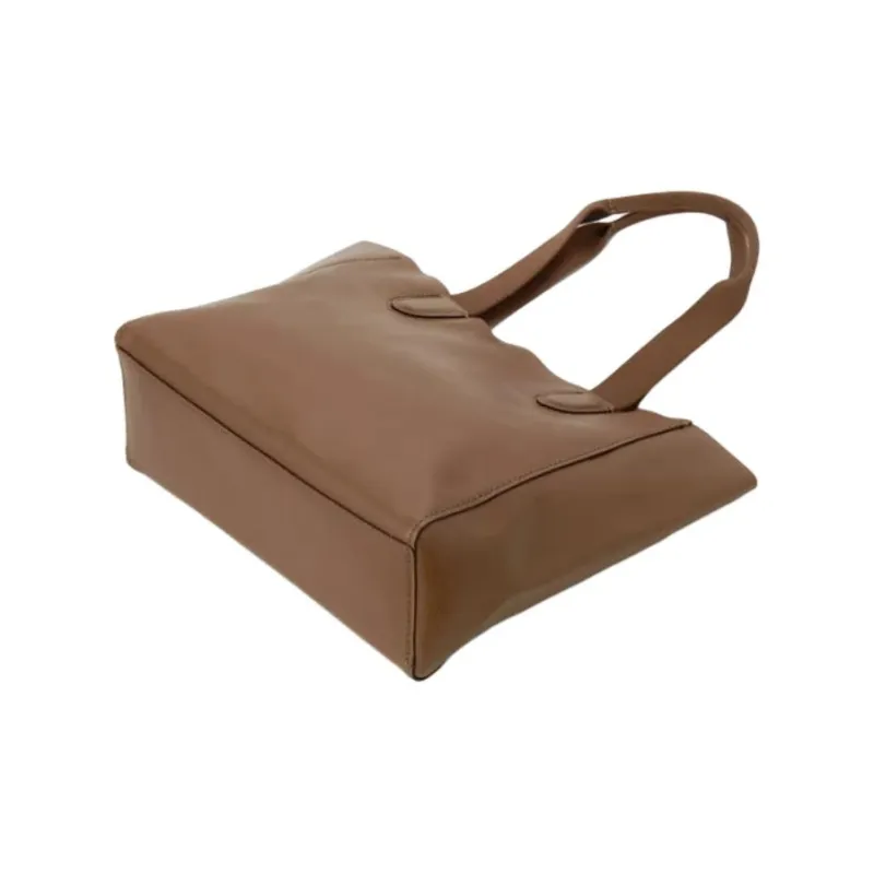 COACH Derby Cow Leather Tote Bag Shopping Bag Shoulder Bag Crossbody Bag Handbag Large Size Women's Brown-2
