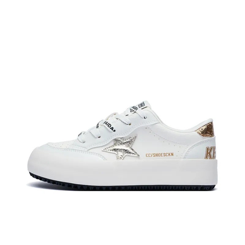 Fawn Miri Anti Slip Wear Resistant Low Top Skateboard Shoes Women's-0