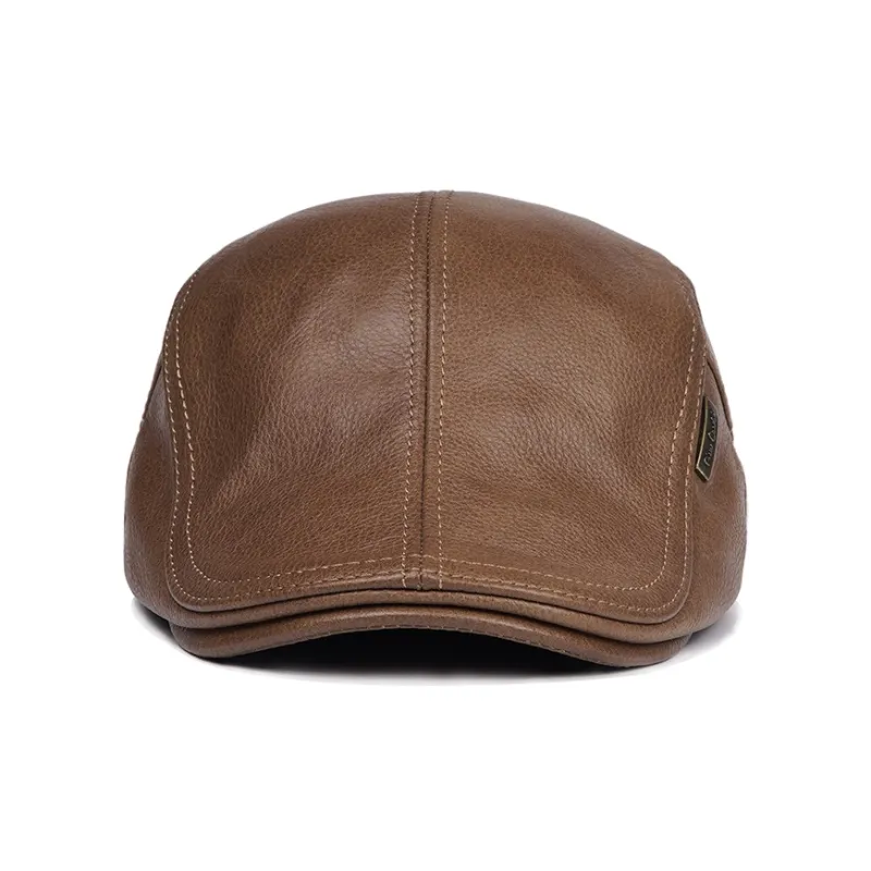 PIERRE CARDIN Cow Leather Berets Men's-5
