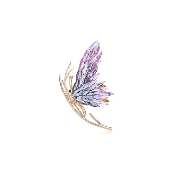 VIOLET Eco-Friendly Alloy Brooches Women's
