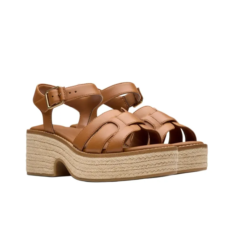 Clarks Coledale Strap One Strap Sandals 6.5cm Women's Brown-2