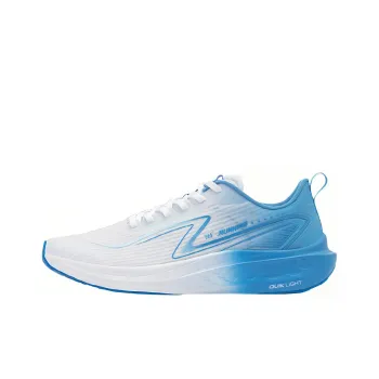 361° Flying Fish 3.0 Cushioning Breathable Low-Top Casual Running Shoes Men's White Blue