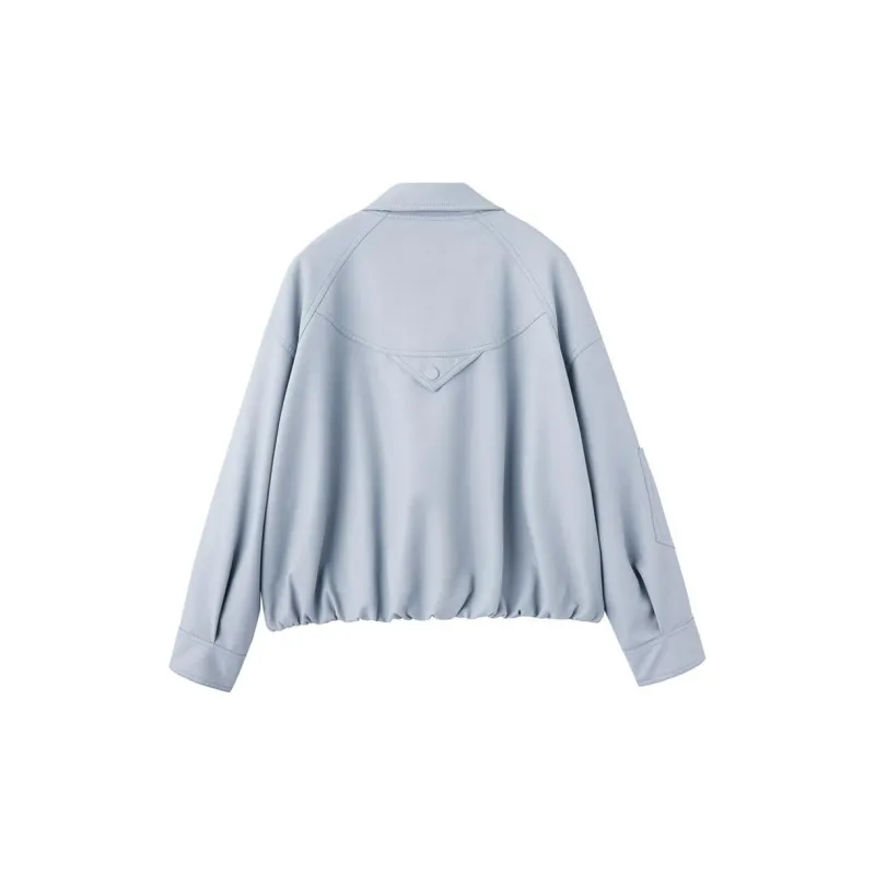Yi Mengyuan Leather Jacket Women's-1