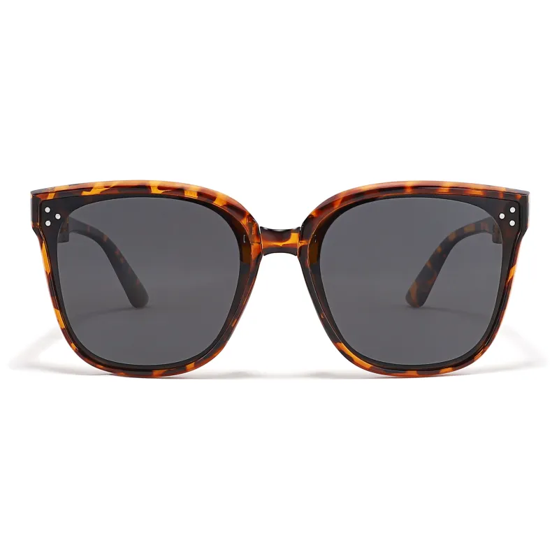 Sagawa TR/Memory Plastic Square Sunglasses Unisex-5